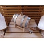 Бочка дубовая с краном 3 литра